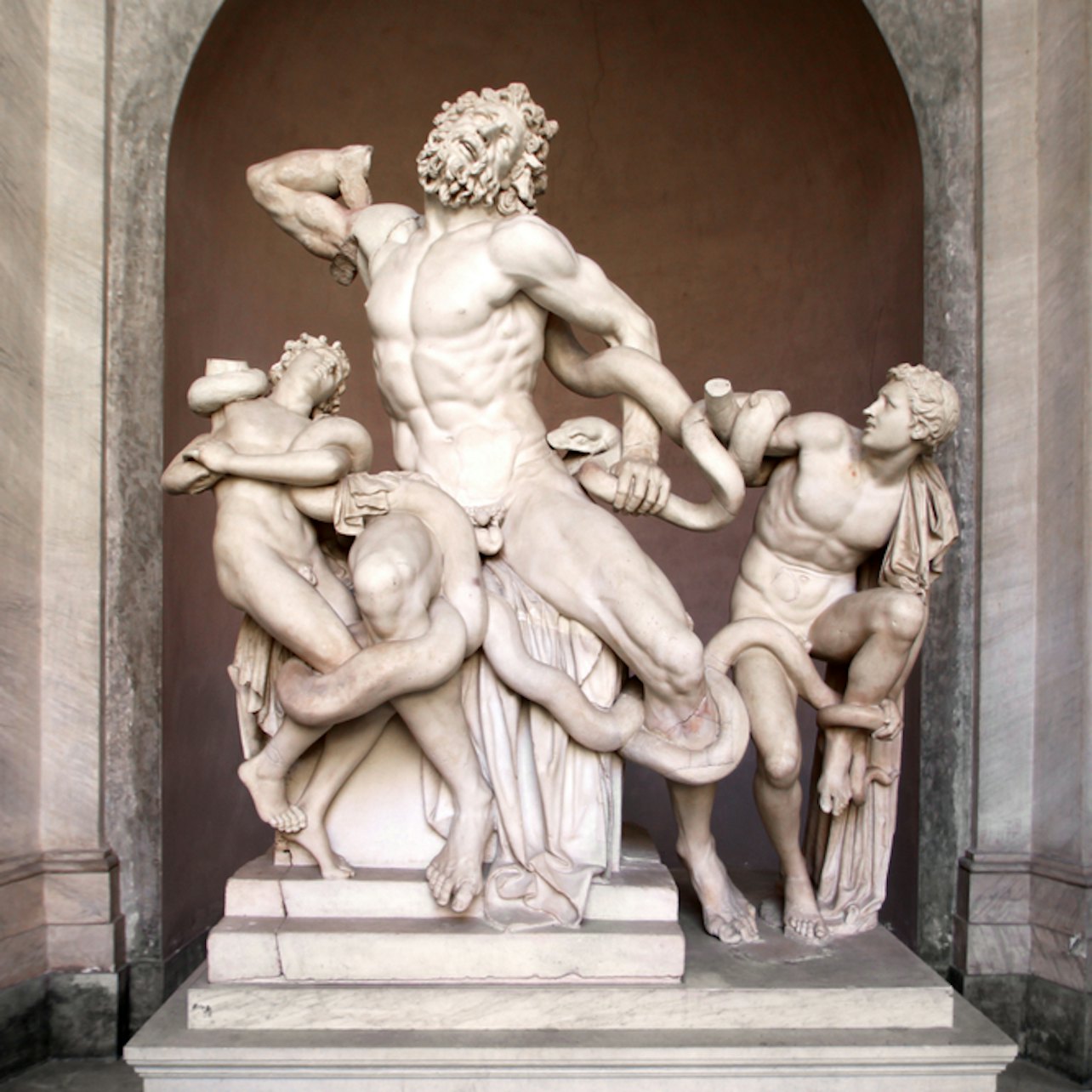 Statue classique en marbre Laocoon - Musées du Vatican